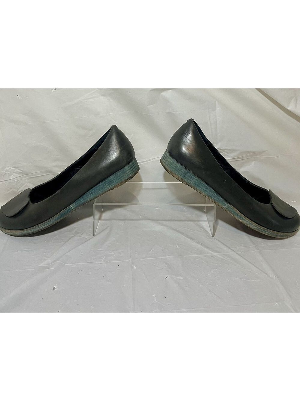 Korks by Kork-Ease Womens Cruz Leather Heart Ballet Flats Black Size 9.5/41 - Picture 5 of 15